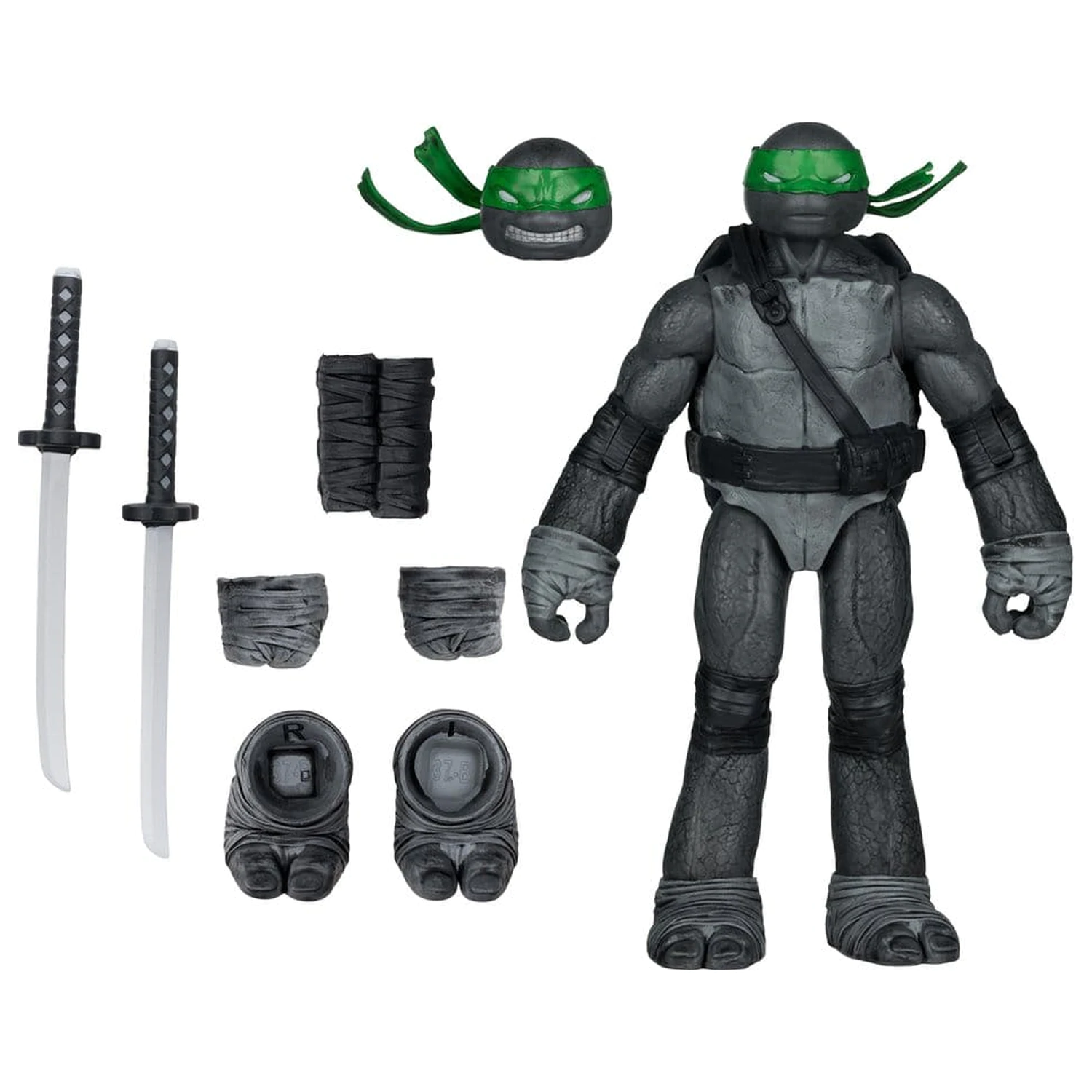 Teenage Mutant Ninja Turtles Page Punchers Akční figurka Leonardo (Černo-bílo-zelený) (Red Platinum Edition) 13 cm fotografii produktu