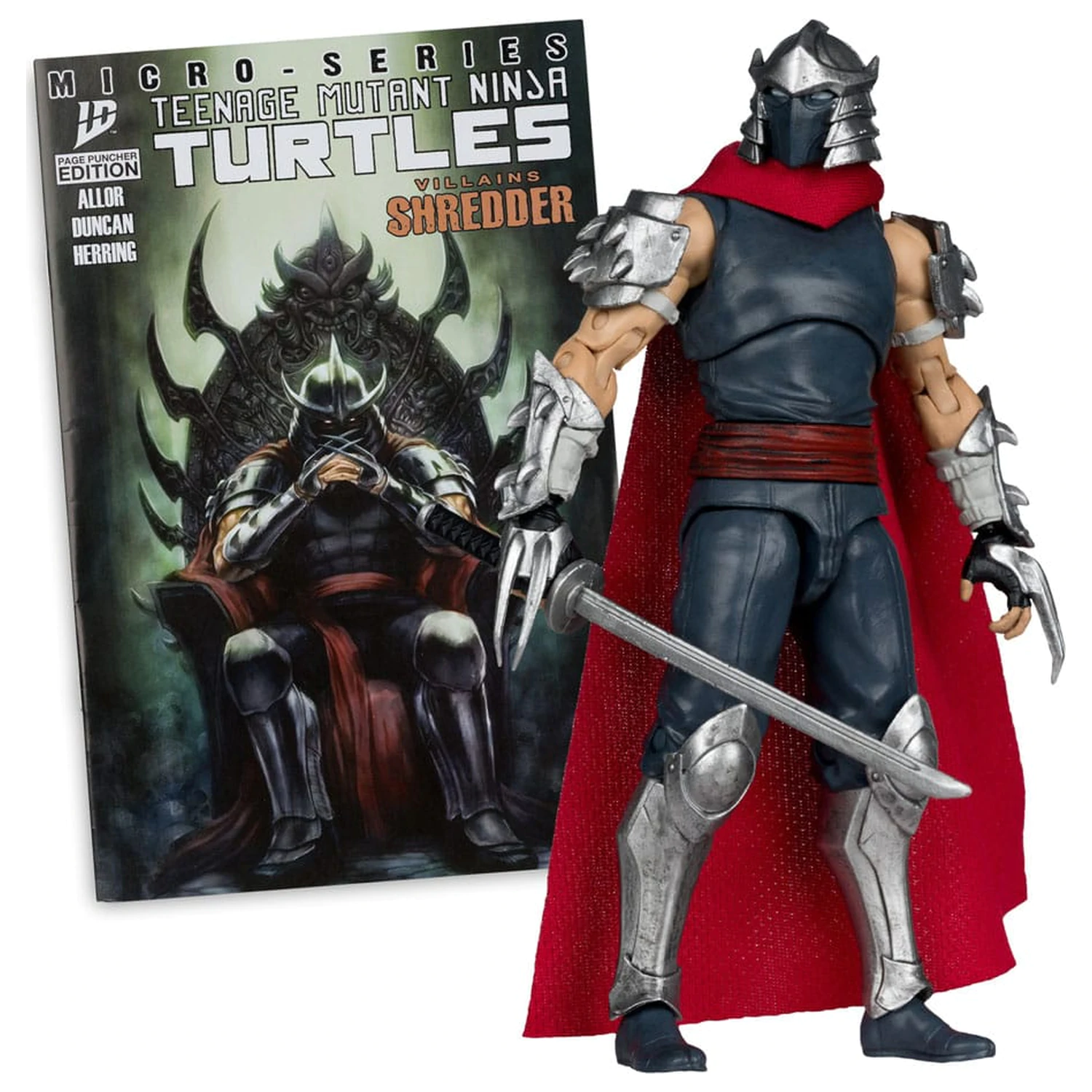 Teenage Mutant Ninja Turtles Page Punchers akční figurka Shredder 14 cm fotografii produktu