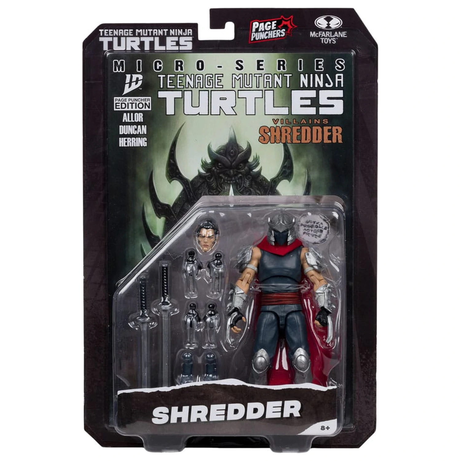 Teenage Mutant Ninja Turtles Page Punchers akční figurka Shredder 14 cm fotografii produktu
