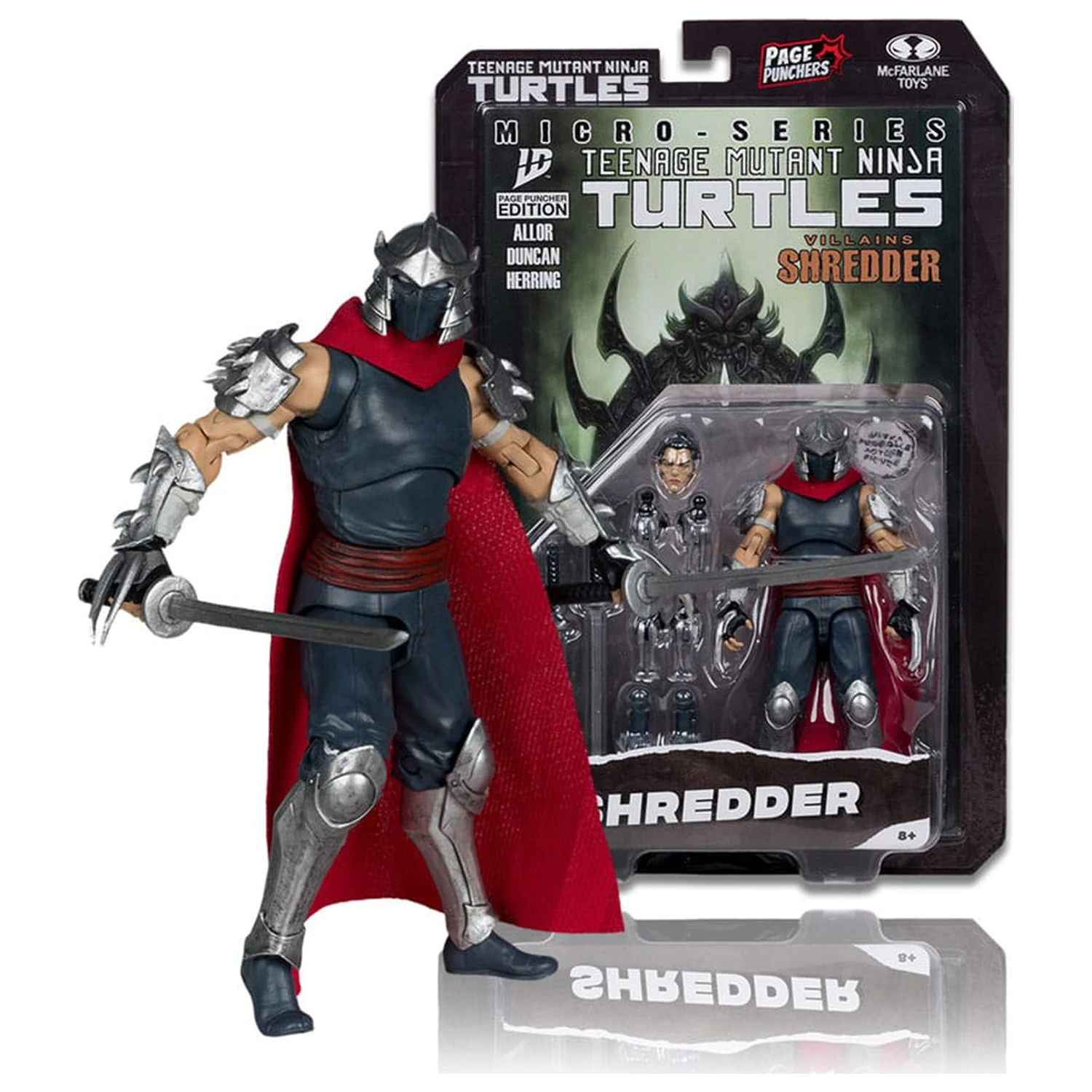 Teenage Mutant Ninja Turtles Page Punchers akční figurka Shredder 14 cm fotografii produktu