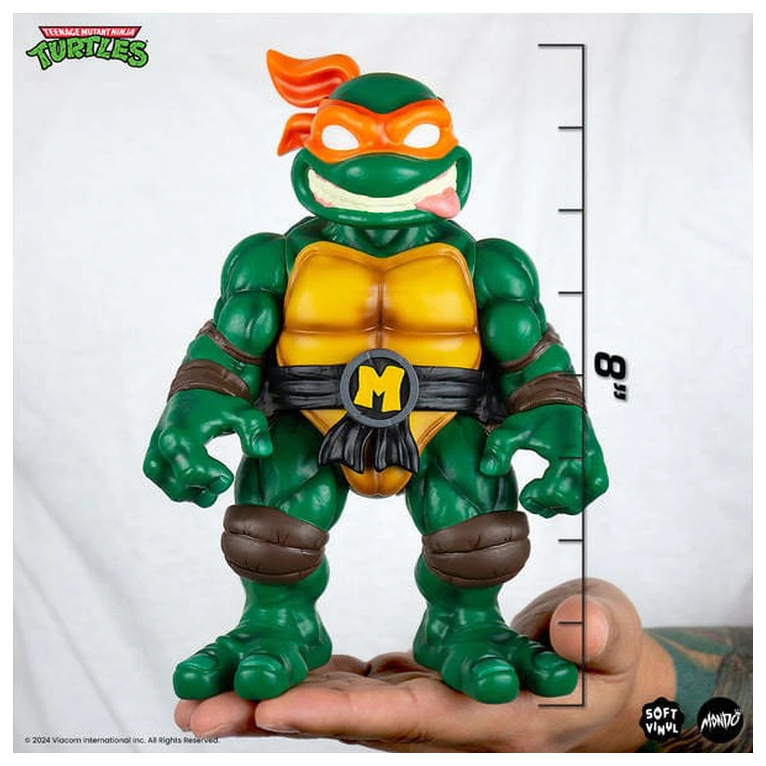 Teenage Mutant Ninja Turtles měkká vinylová figurka Michelangelo 20 cm fotografii produktu
