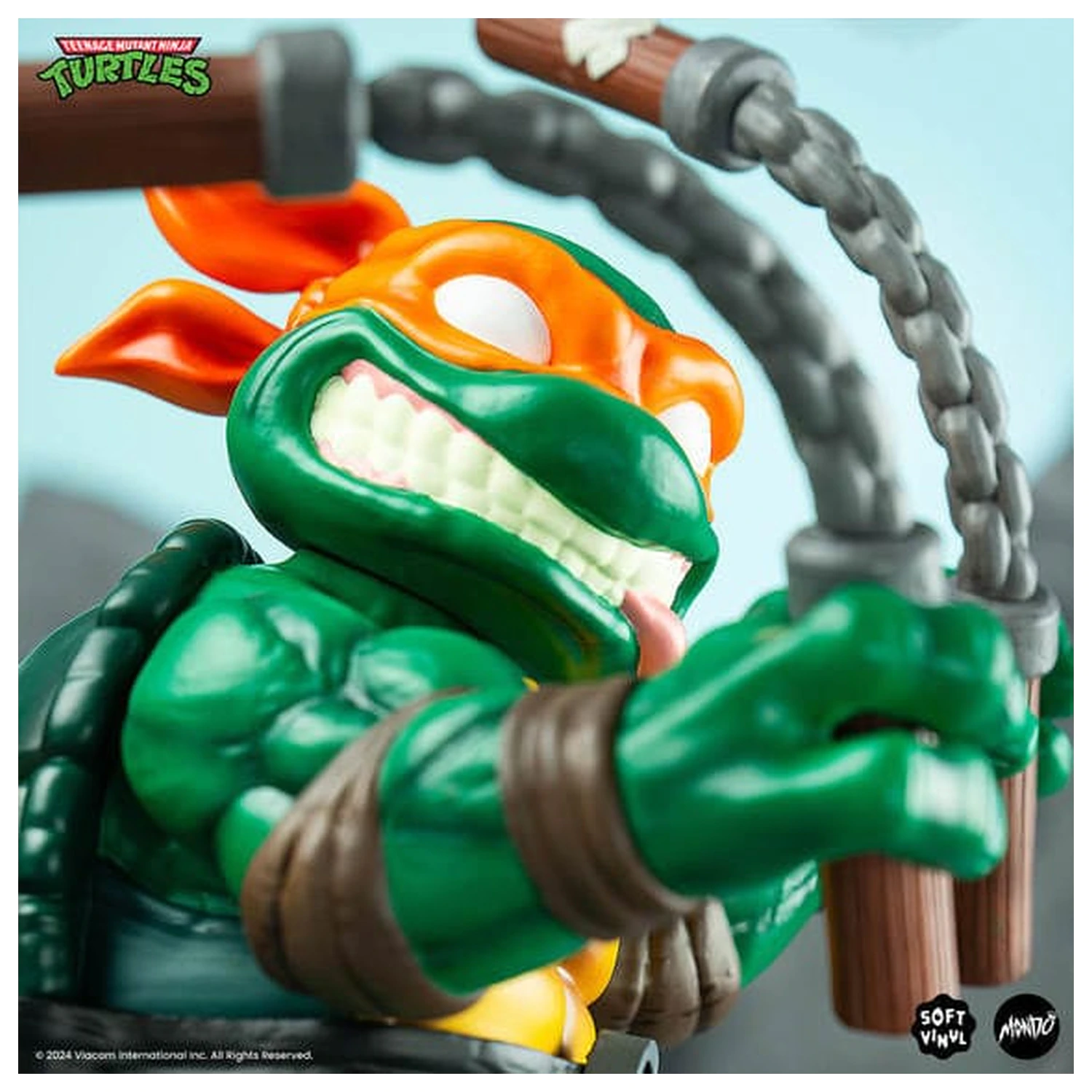 Teenage Mutant Ninja Turtles měkká vinylová figurka Michelangelo 20 cm fotografii produktu