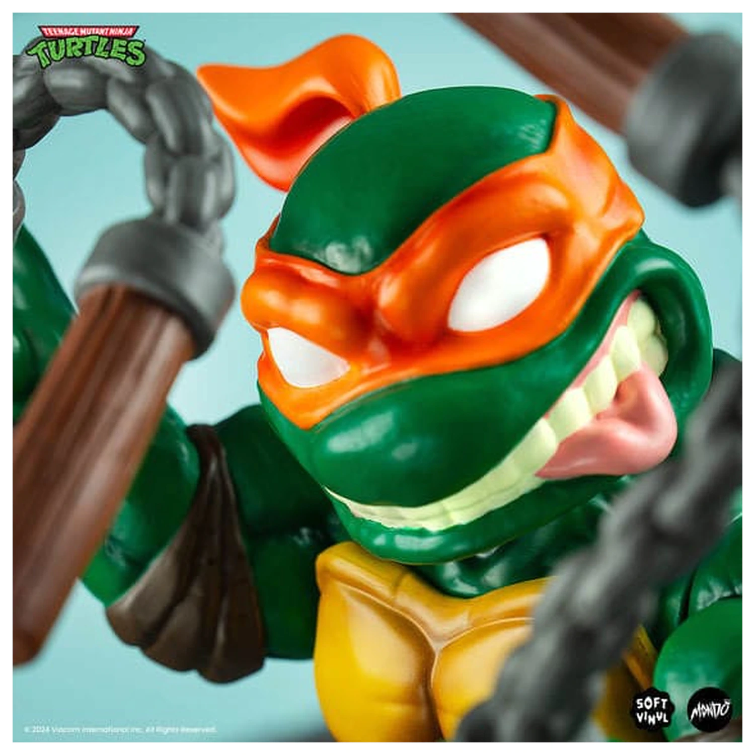 Teenage Mutant Ninja Turtles měkká vinylová figurka Michelangelo 20 cm fotografii produktu