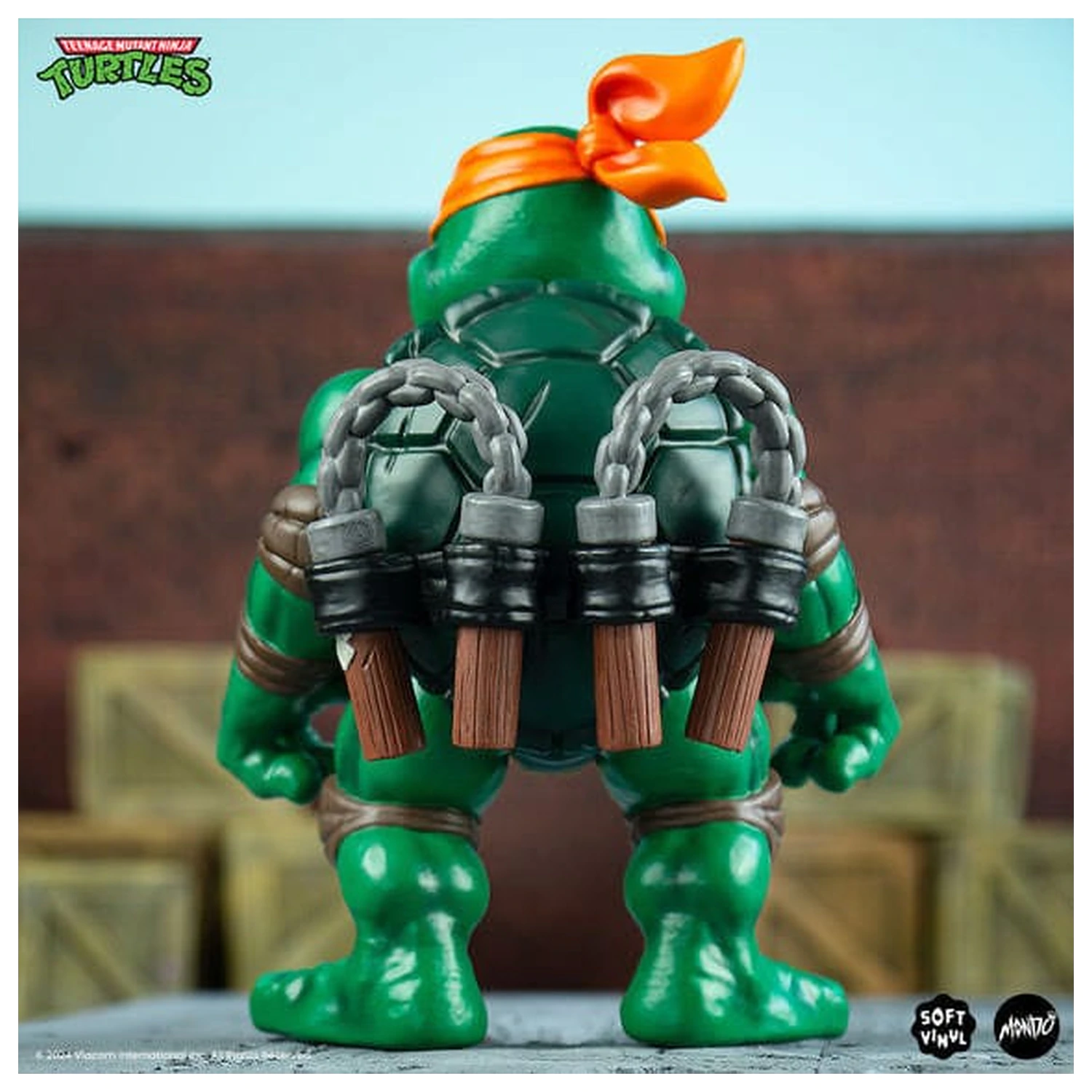 Teenage Mutant Ninja Turtles měkká vinylová figurka Michelangelo 20 cm fotografii produktu