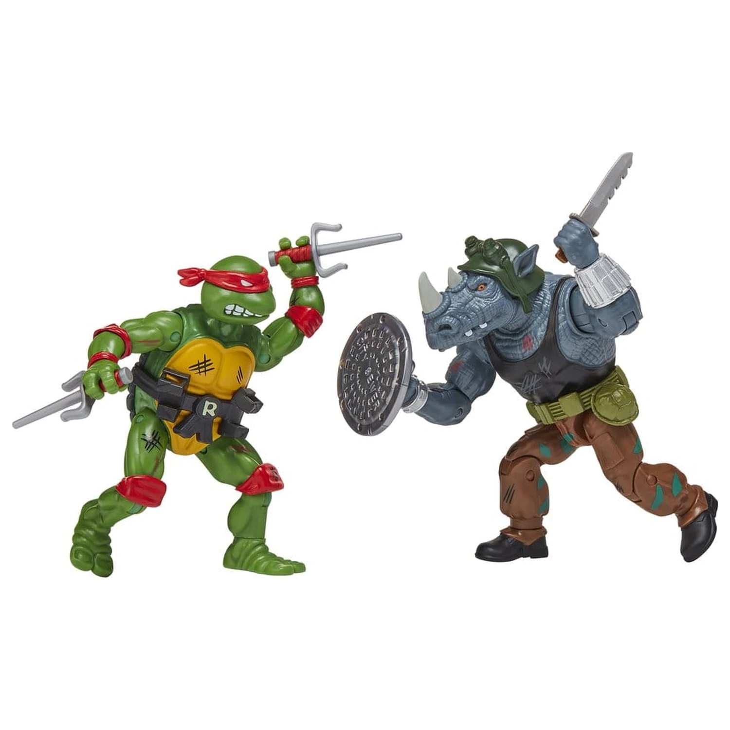 Teenage Mutant Ninja Turtles: Remastered akční figurky Raphael vs. Rocksteady fotografii produktu