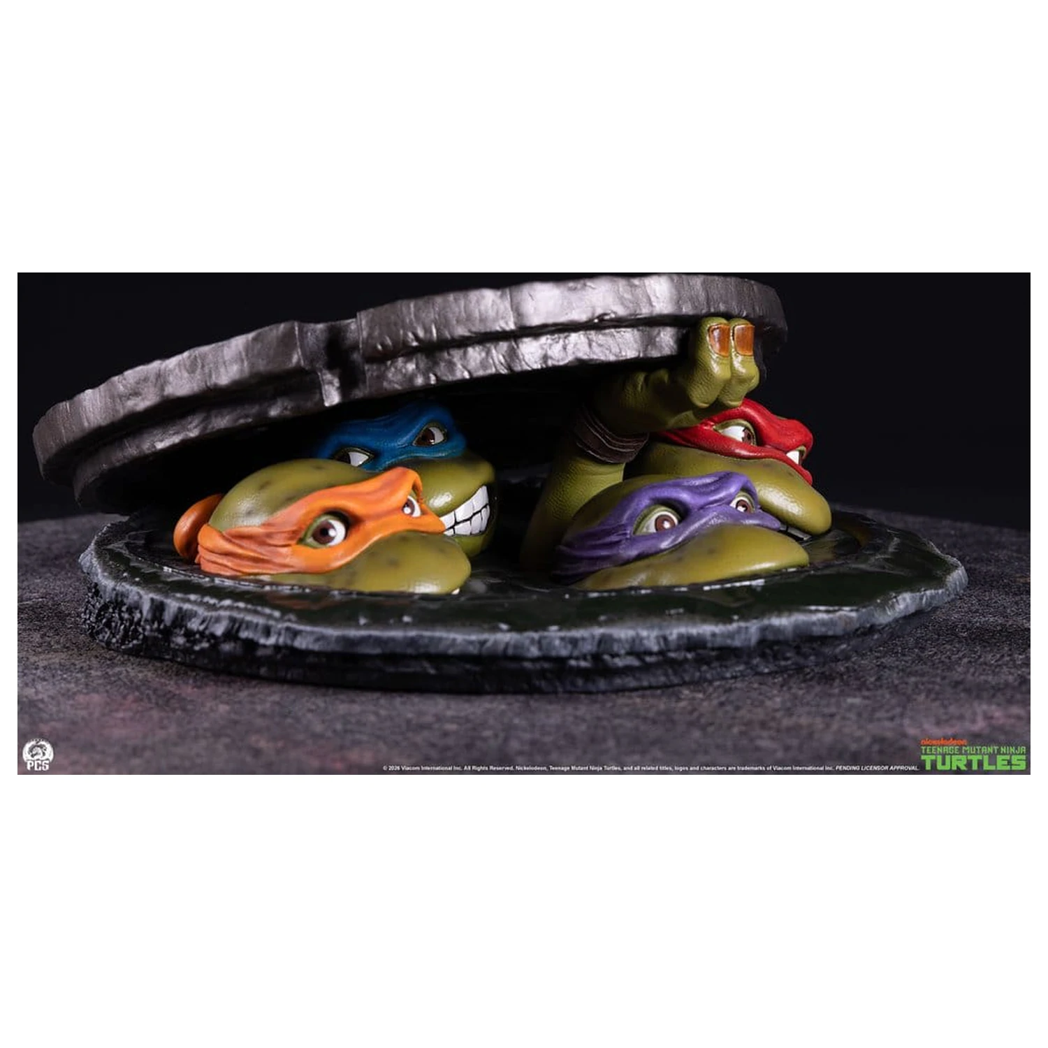 Teenage Mutant Ninja Turtles Tabletop 1/4 Underground 11 cm fotografii produktu