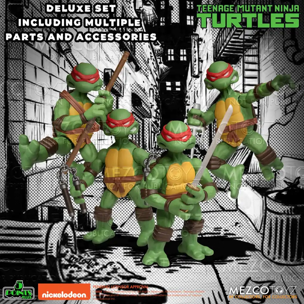 Akční figurky Teenage Mutant Ninja Turtles Deluxe sada 8 cm fotografii produktu