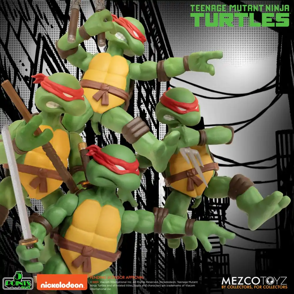 Akční figurky Teenage Mutant Ninja Turtles Deluxe sada 8 cm fotografii produktu