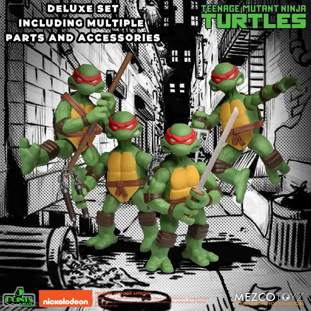 Akční figurky Teenage Mutant Ninja Turtles Deluxe sada 8 cm fotografii produktu