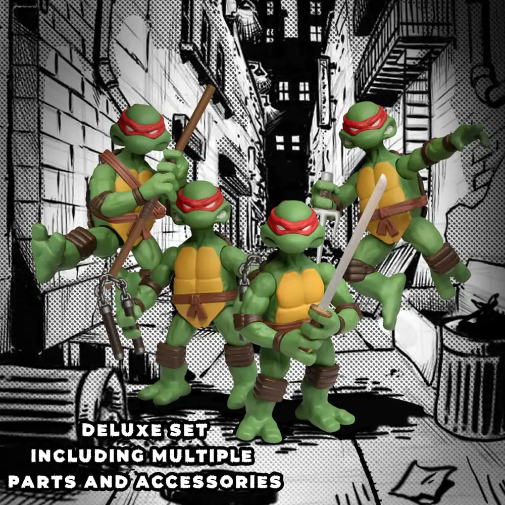 Akční figurky Teenage Mutant Ninja Turtles Deluxe sada 8 cm fotografii produktu