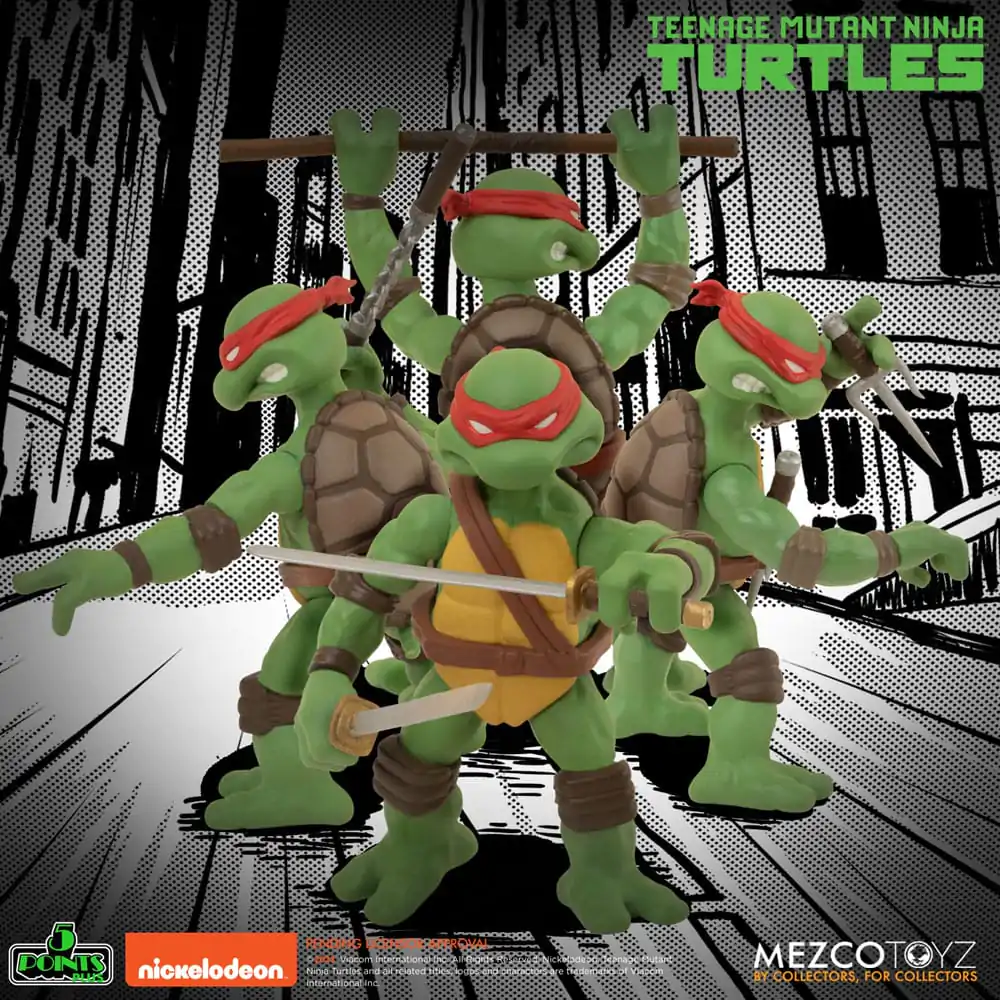 Akční figurky Teenage Mutant Ninja Turtles Deluxe sada 8 cm fotografii produktu