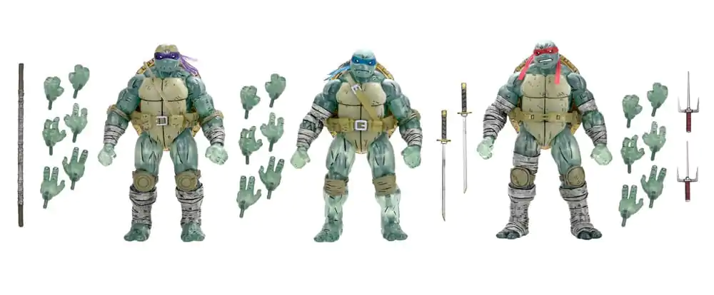 Teenage Mutant Ninja Turtles (The Last Ronin) Akční figurka 3-Pack Ghost Brothers 18 cm fotografii produktu