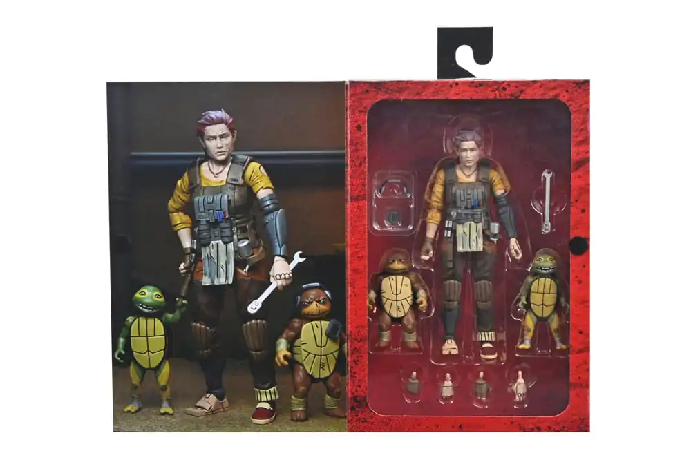 Teenage Mutant Ninja Turtles (The Last Ronin The Lost Years) Akční figurka Grammy April s Baby Yi & Moja 18 cm fotografii produktu