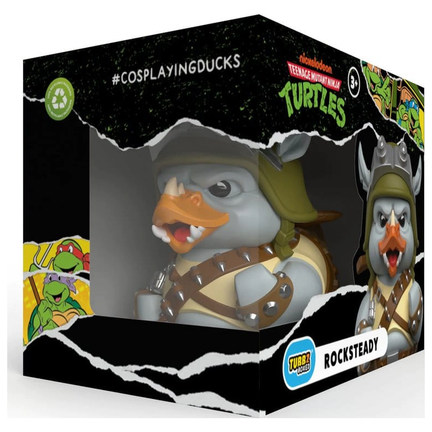 Teenage Mutant Ninja Turtles Tubbz PVC figurka Rocksteady fotografii produktu