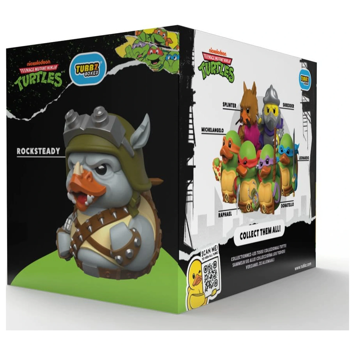 Teenage Mutant Ninja Turtles Tubbz PVC figurka Rocksteady fotografii produktu