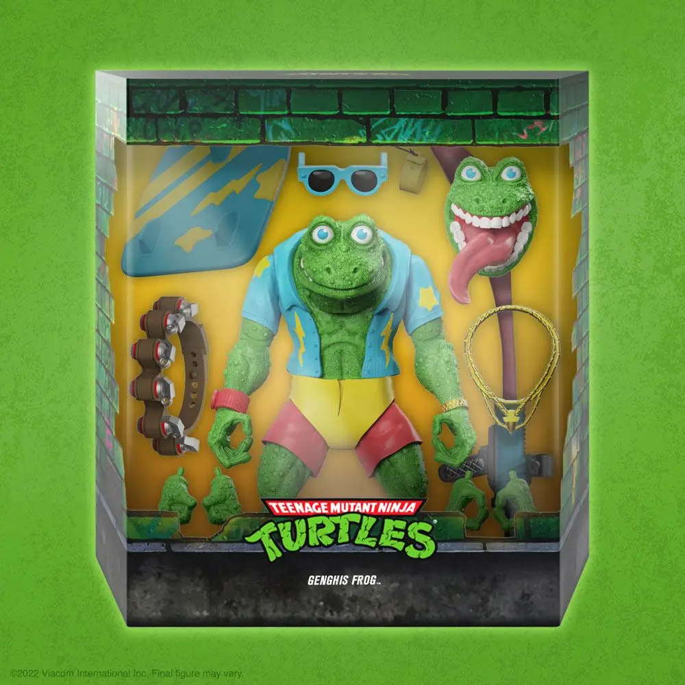 Teenage Mutant Ninja Turtles Ultimates akční figurka Genghis Frog 18 cm fotografii produktu