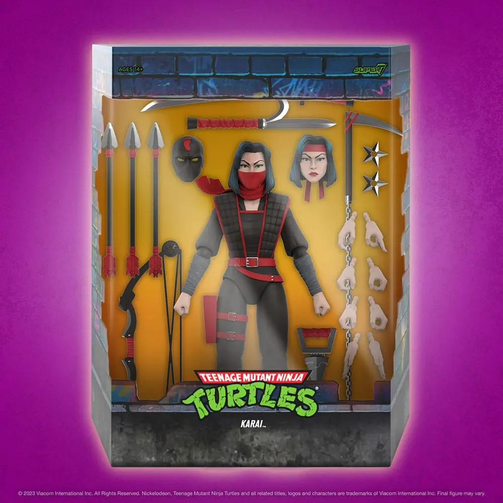 Teenage Mutant Ninja Turtles Ultimates akční figurka Karai 18 cm fotografii produktu