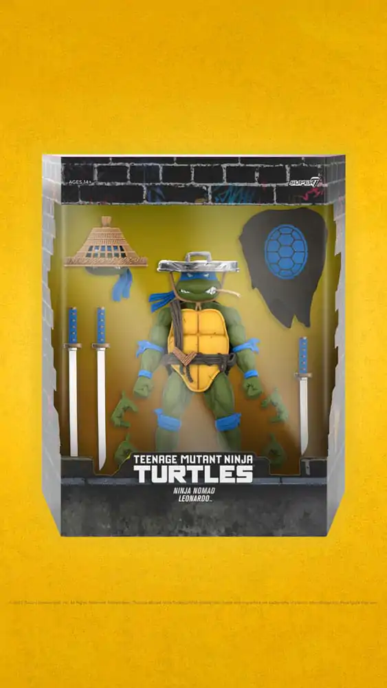 Teenage Mutant Ninja Turtles Ultimates Akční figurka Ninja Nomad Leonardo 18 cm fotografii produktu