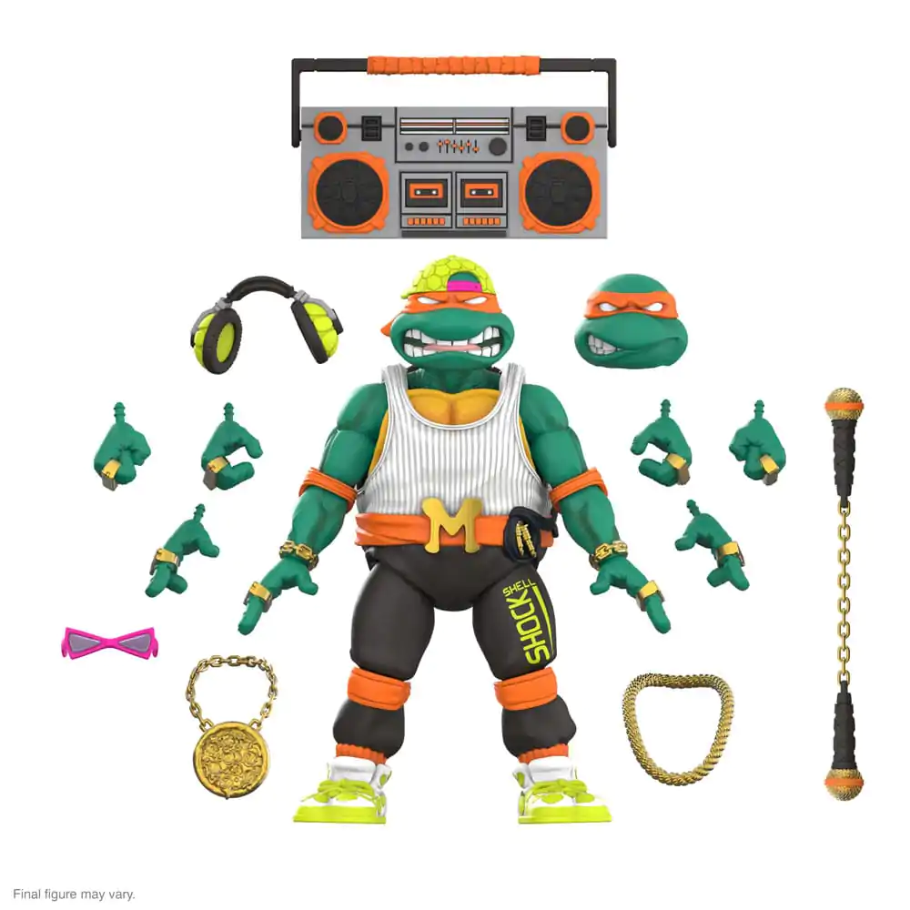 Teenage Mutant Ninja Turtles Ultimates akční figurka Rappin' Mike 18 cm fotografii produktu