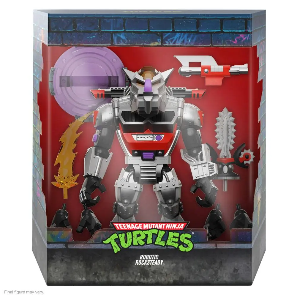 Teenage Mutant Ninja Turtles Ultimates akční figurka Robot Rocksteady 20 cm fotografii produktu