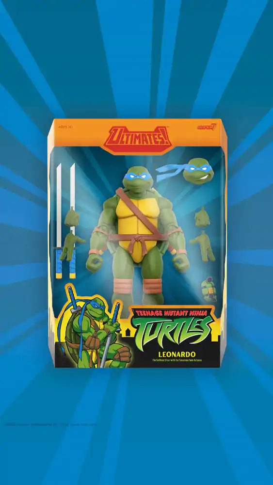 Teenage Mutant Ninja Turtles Ultimates Akční Figurka Wave 12 Leonardo 18 cm fotografii produktu