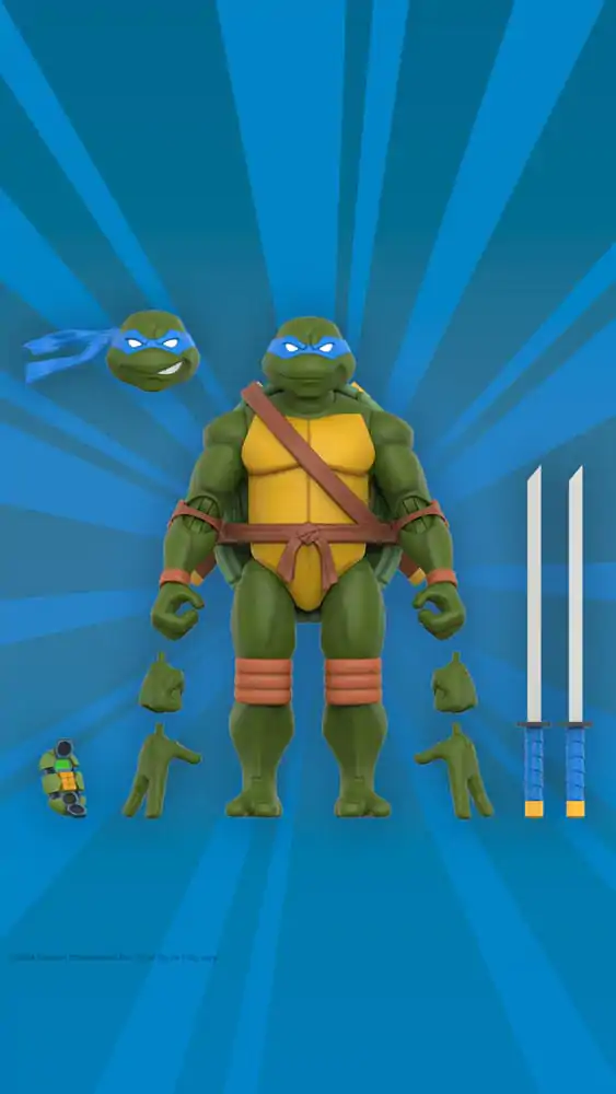 Teenage Mutant Ninja Turtles Ultimates Akční Figurka Wave 12 Leonardo 18 cm fotografii produktu