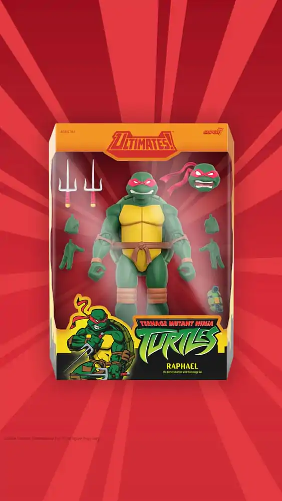 Teenage Mutant Ninja Turtles Ultimates Akční figurka Vlna 12 Raphael 18 cm fotografii produktu