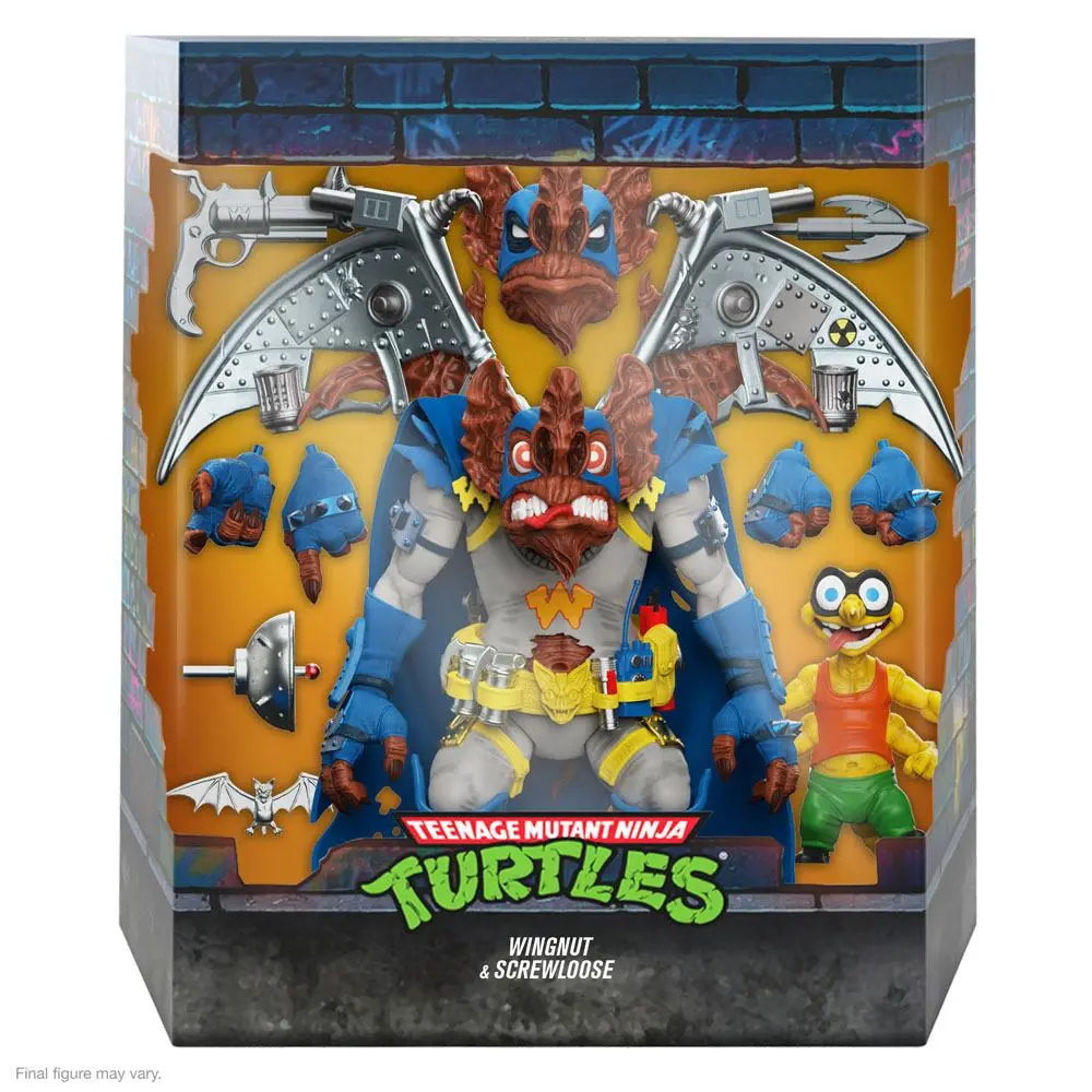 Teenage Mutant Ninja Turtles Ultimates akční figurka Wingnut & Screwloose 18 cm fotografii produktu