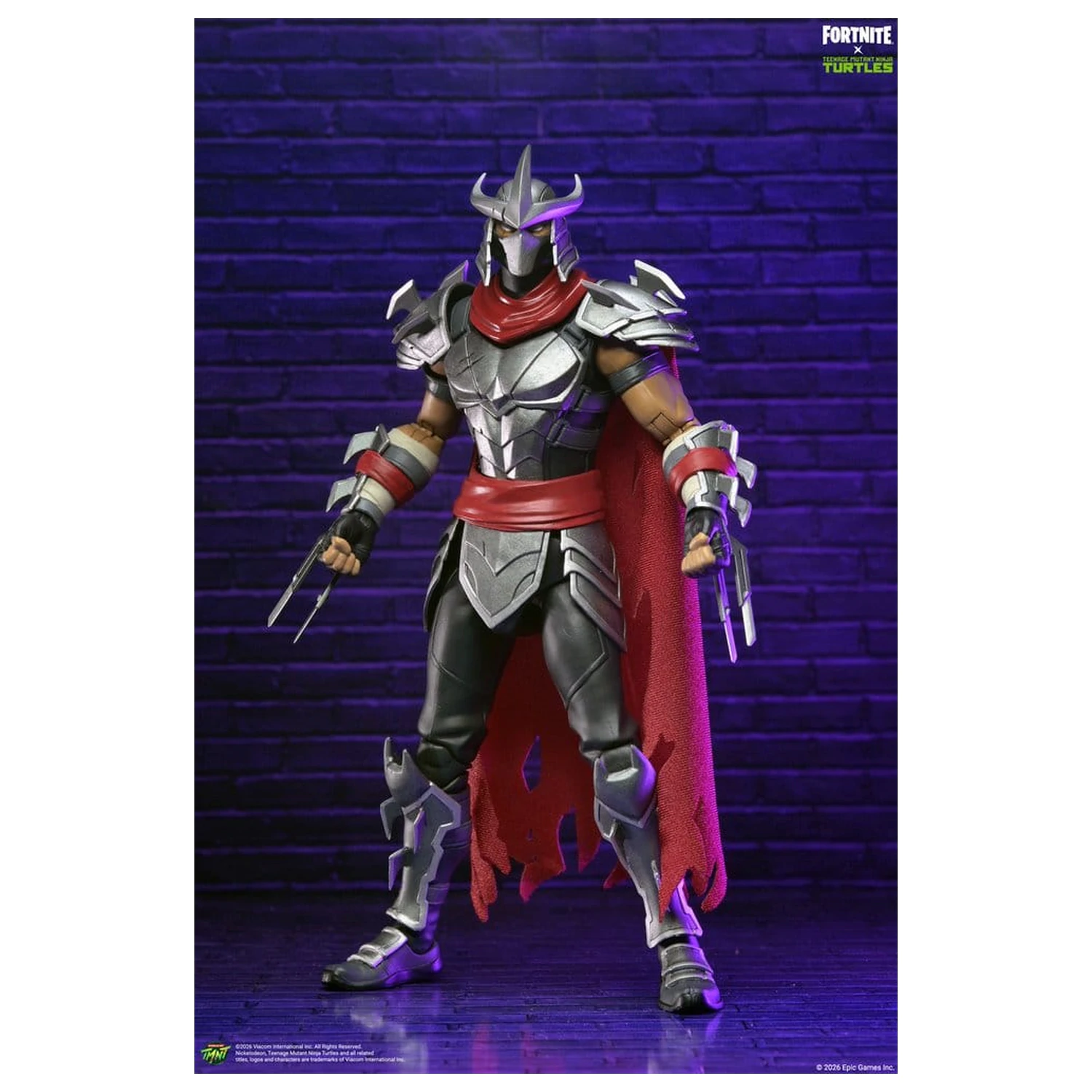 Teenage Mutant Ninja Turtles x Fortnite akční figurka Shredder 18 cm fotografii produktu