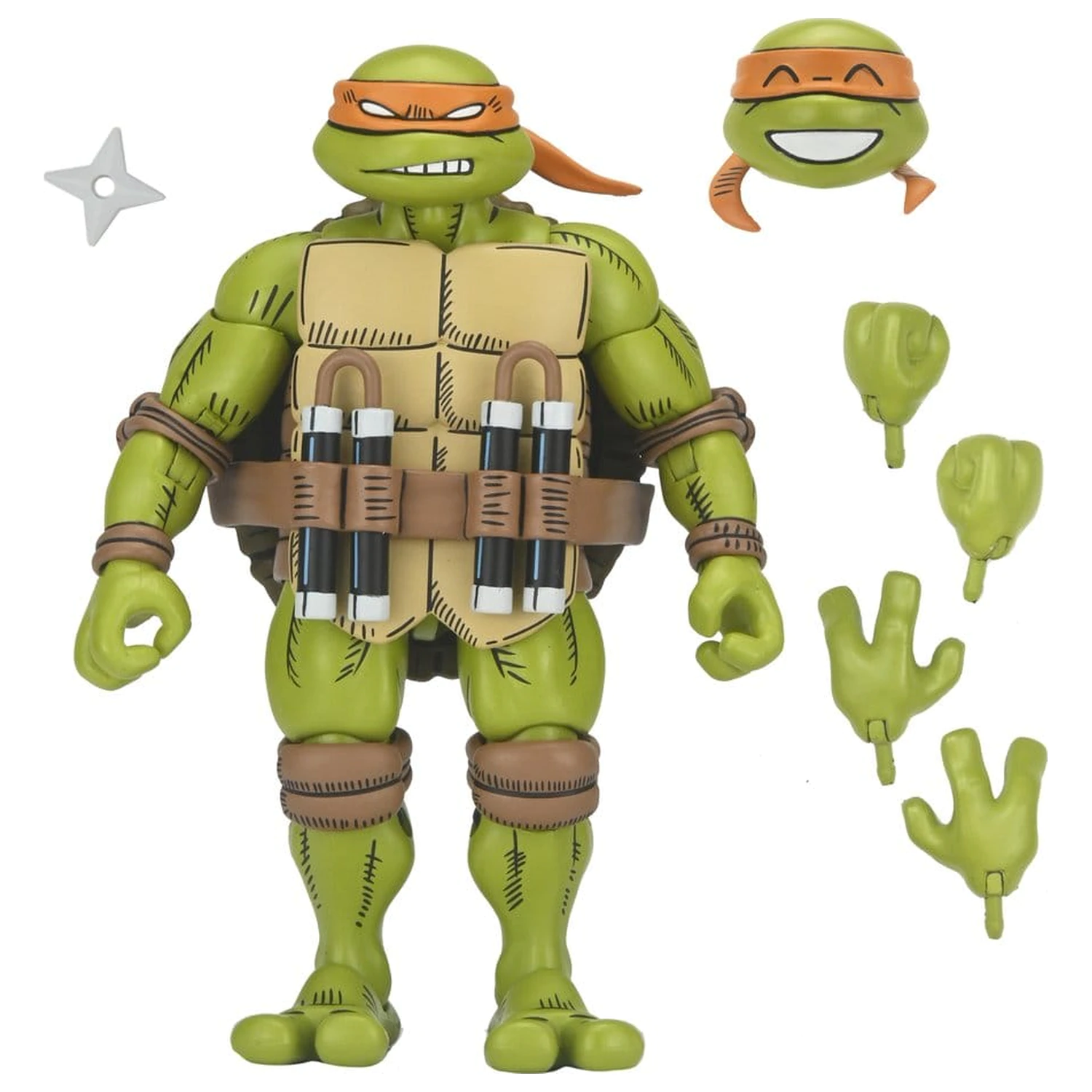 Teenage Mutant Ninja Turtles x Usagi Yojimbo Ultimate Akční figurka Michelangelo 18 cm fotografii produktu