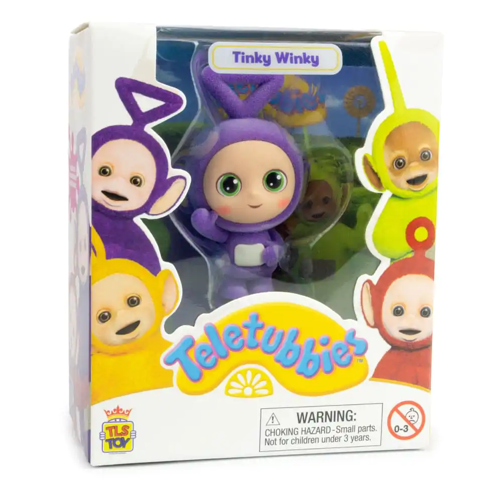 Teletubbies Cheebee Mini figurka Tinky Winky Flocked 6 cm fotografii produktu