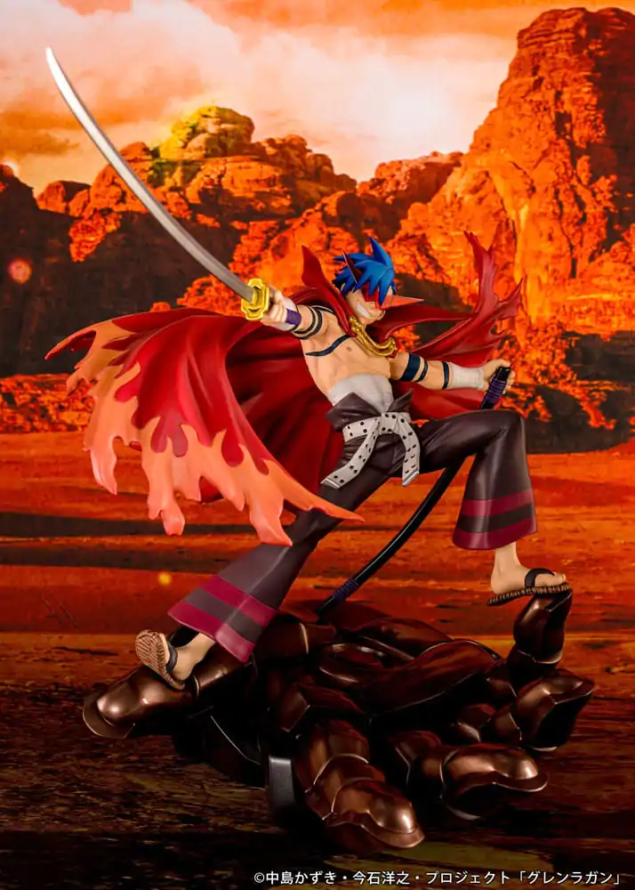 Tengen Toppa Gurren Lagann PVC Socha Kamina & Gurren 27 cm fotografii produktu