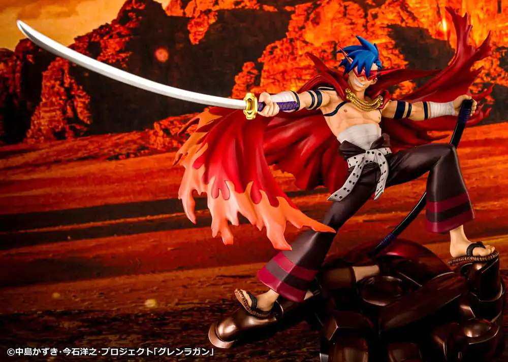 Tengen Toppa Gurren Lagann PVC Socha Kamina & Gurren 27 cm fotografii produktu