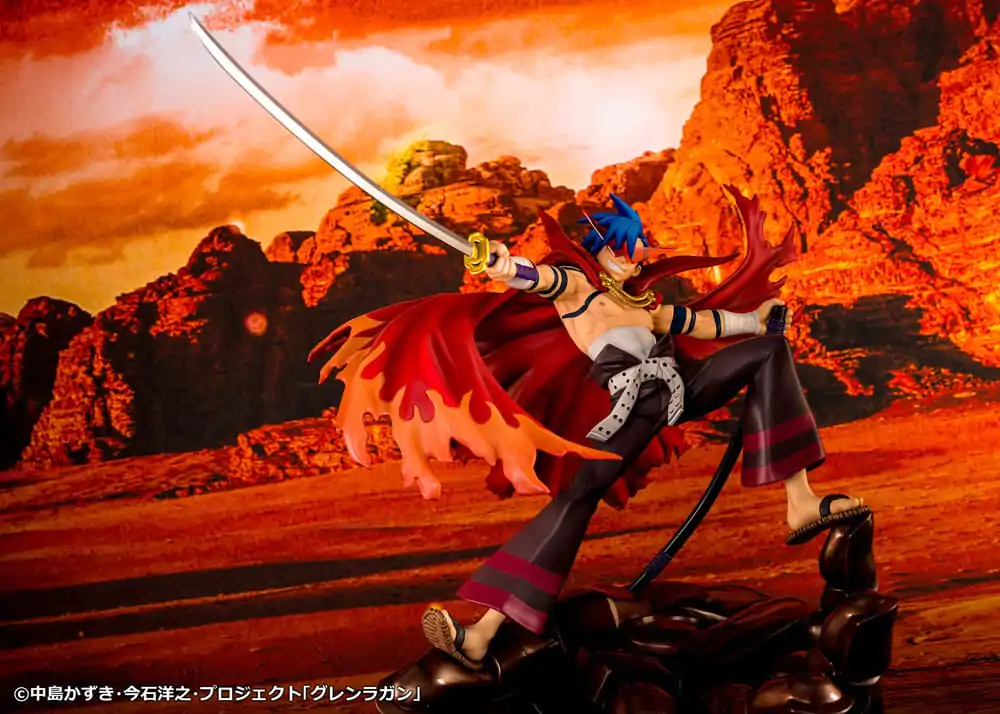 Tengen Toppa Gurren Lagann PVC Socha Kamina & Gurren 27 cm fotografii produktu