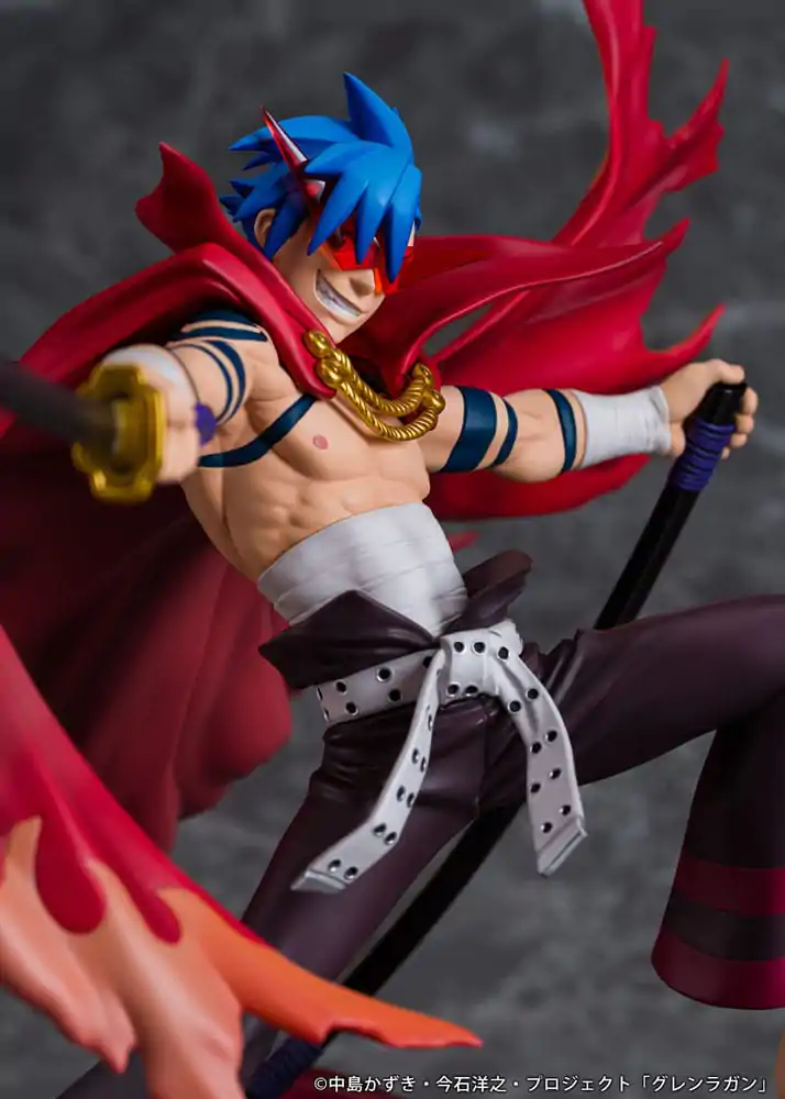 Tengen Toppa Gurren Lagann PVC Socha Kamina & Gurren 27 cm fotografii produktu