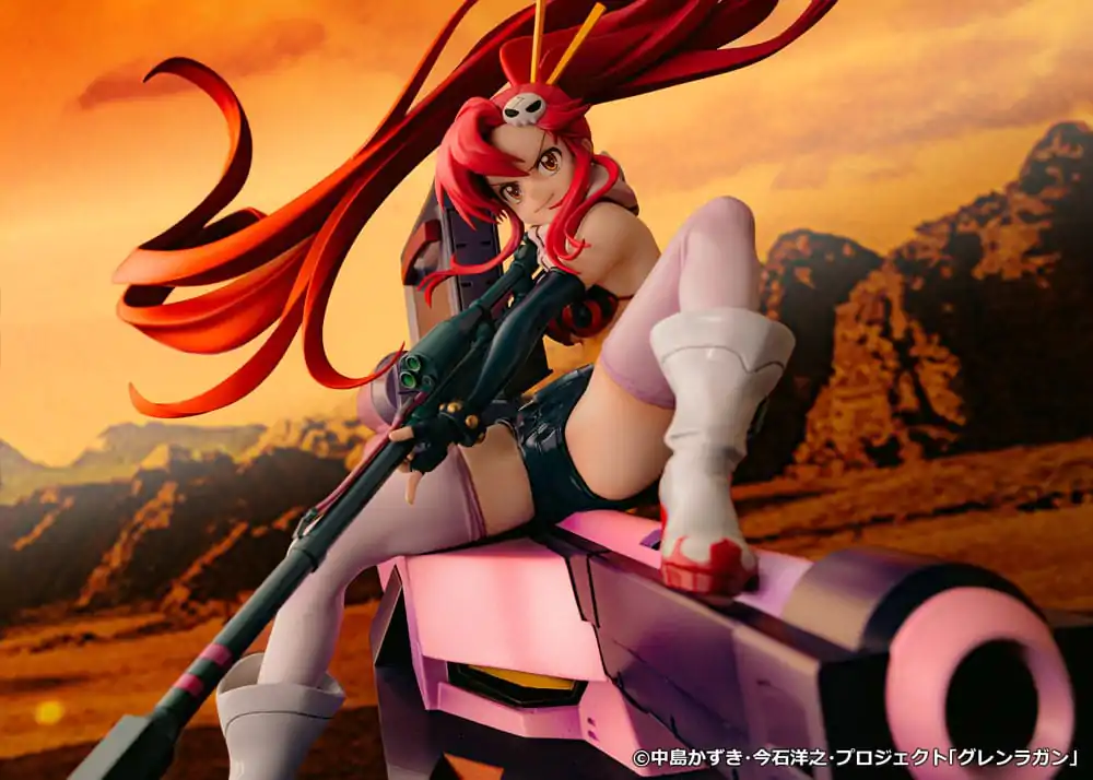 Tengen Toppa Gurren Lagann PVC socha Yoko & Yoko M Ttank 25 cm fotografii produktu