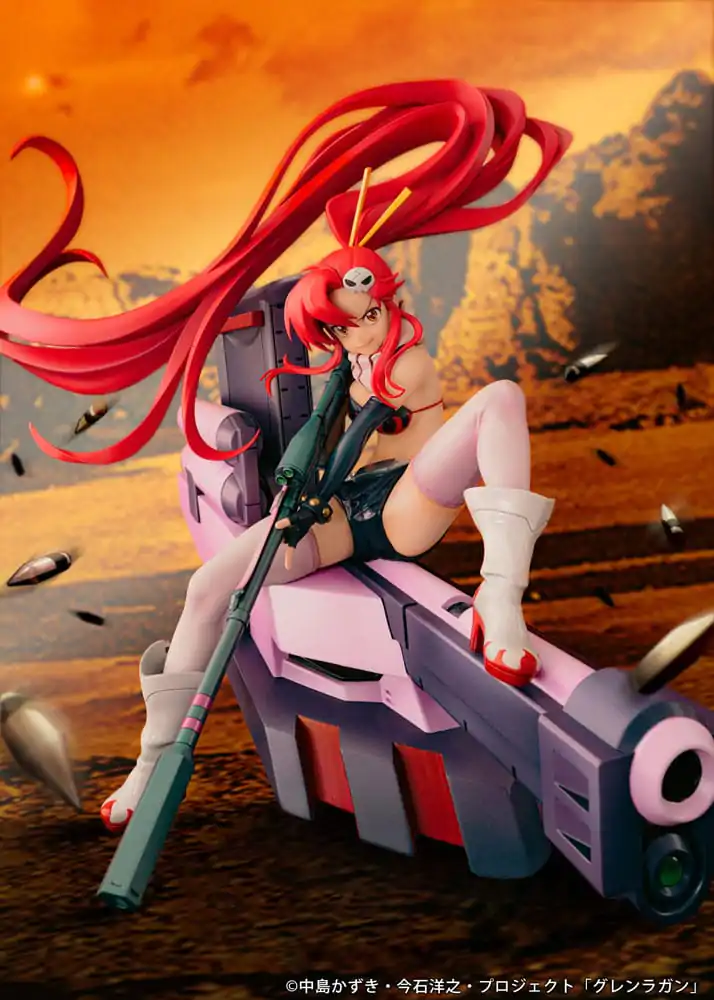 Tengen Toppa Gurren Lagann PVC socha Yoko & Yoko M Ttank 25 cm fotografii produktu