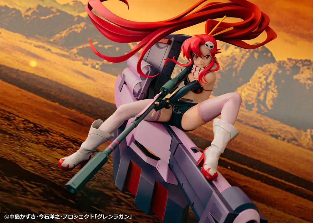 Tengen Toppa Gurren Lagann PVC socha Yoko & Yoko M Ttank 25 cm fotografii produktu