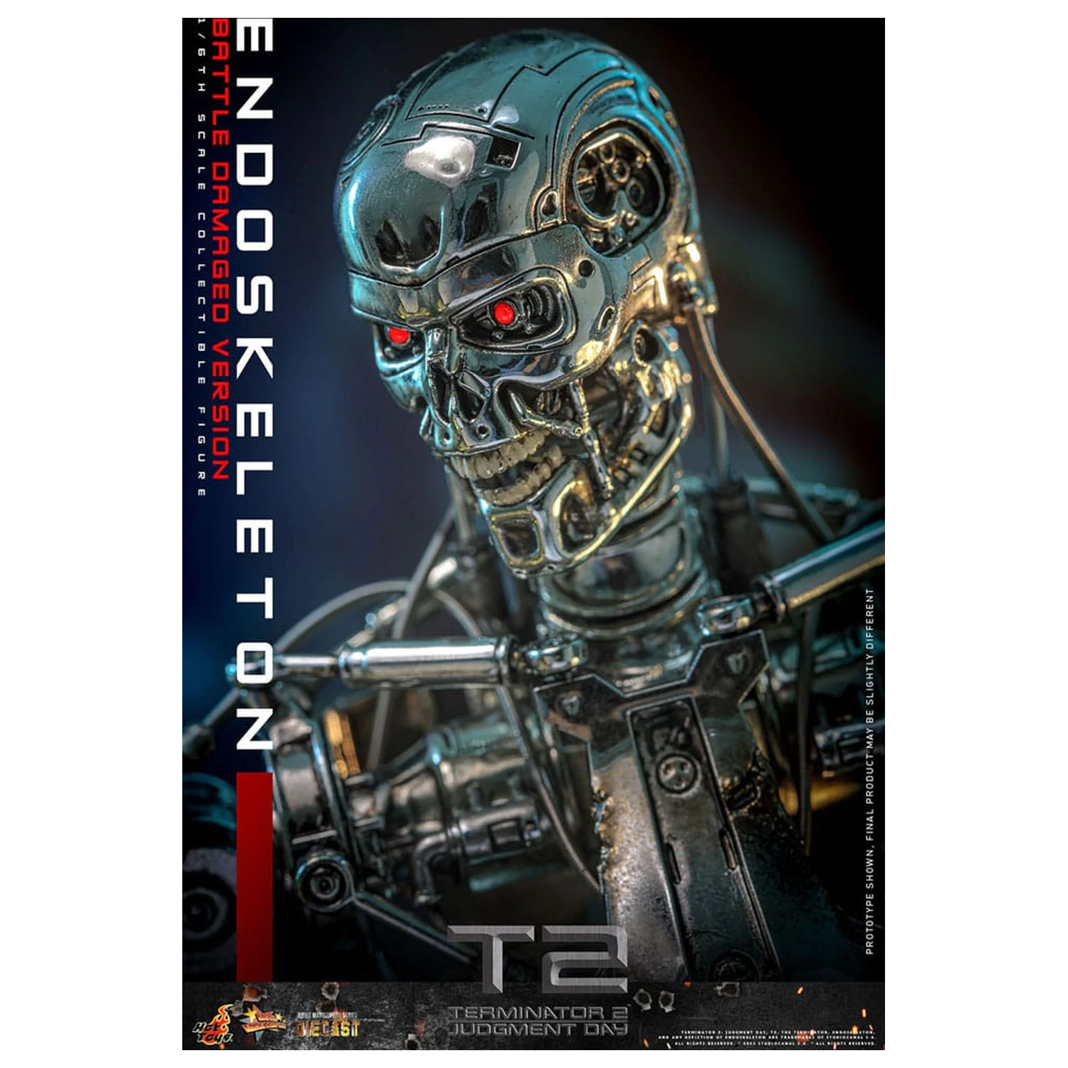 Terminator 2: Judgment Day Movie Masterpiece akční figurka 1/6 Endoskeleton (Battle Damaged Version) 31 cm fotografii produktu