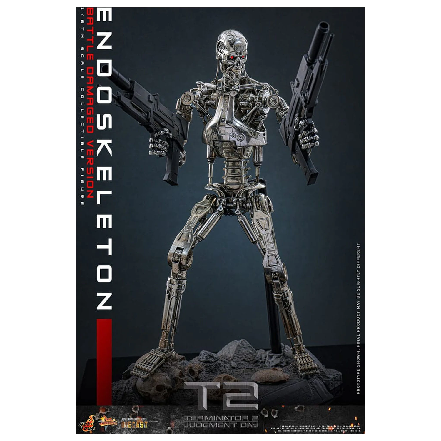 Terminator 2: Judgment Day Movie Masterpiece akční figurka 1/6 Endoskeleton (Battle Damaged Version) 31 cm fotografii produktu