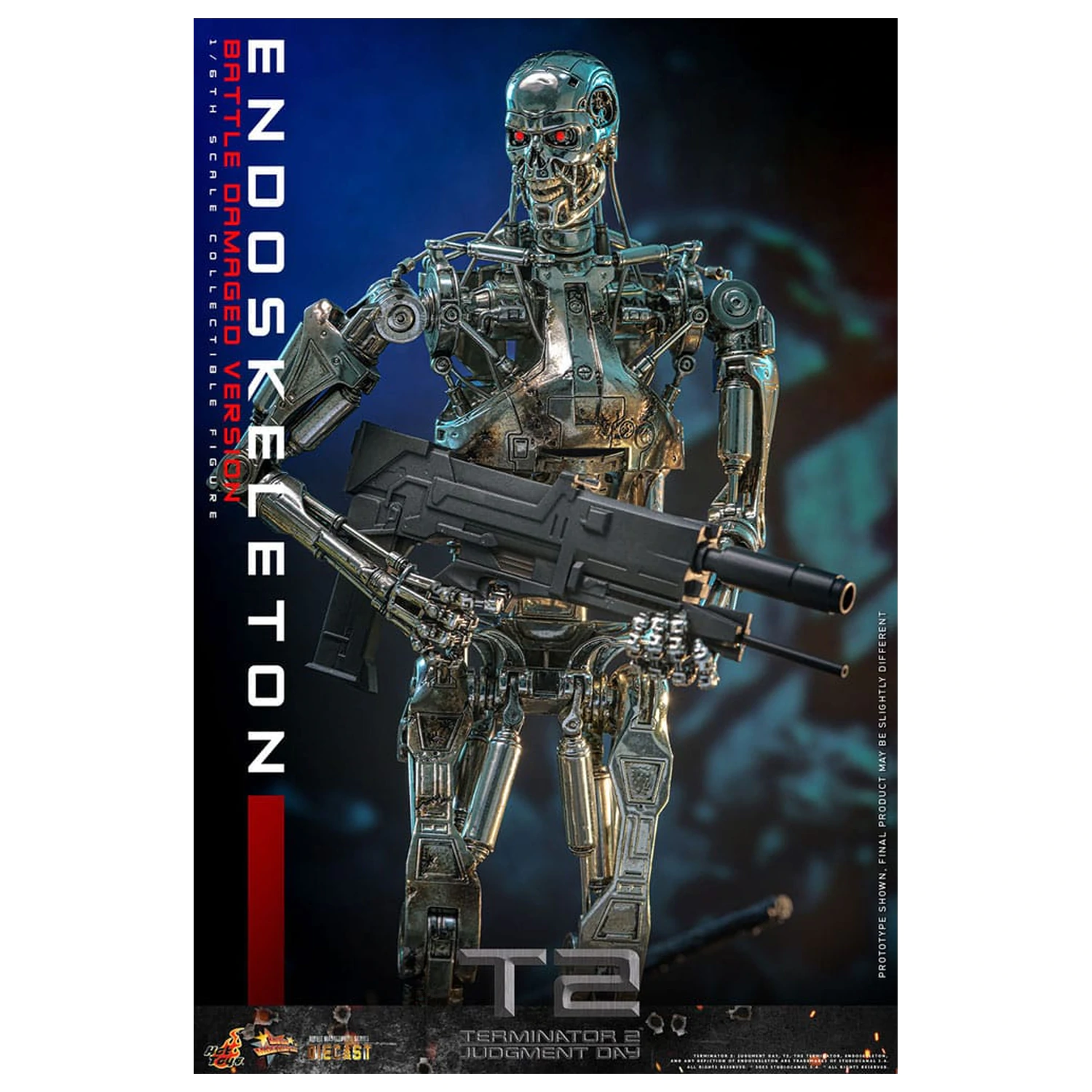 Terminator 2: Judgment Day Movie Masterpiece akční figurka 1/6 Endoskeleton (Battle Damaged Version) 31 cm fotografii produktu