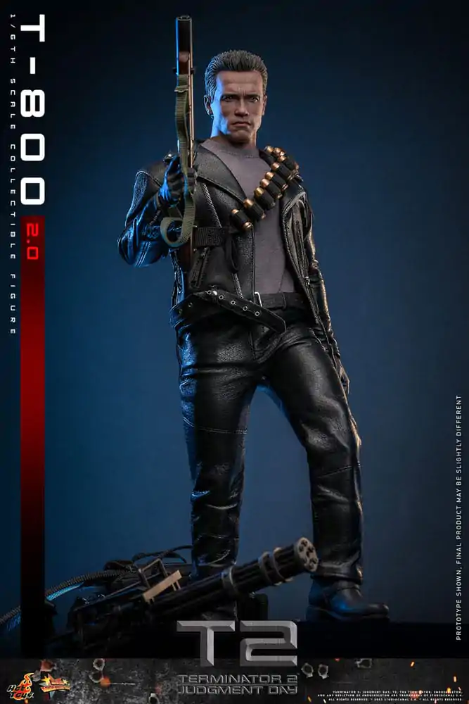 Terminator 2 Movie Masterpiece akční figurka 1/6 T-800 2.0 32 cm fotografii produktu