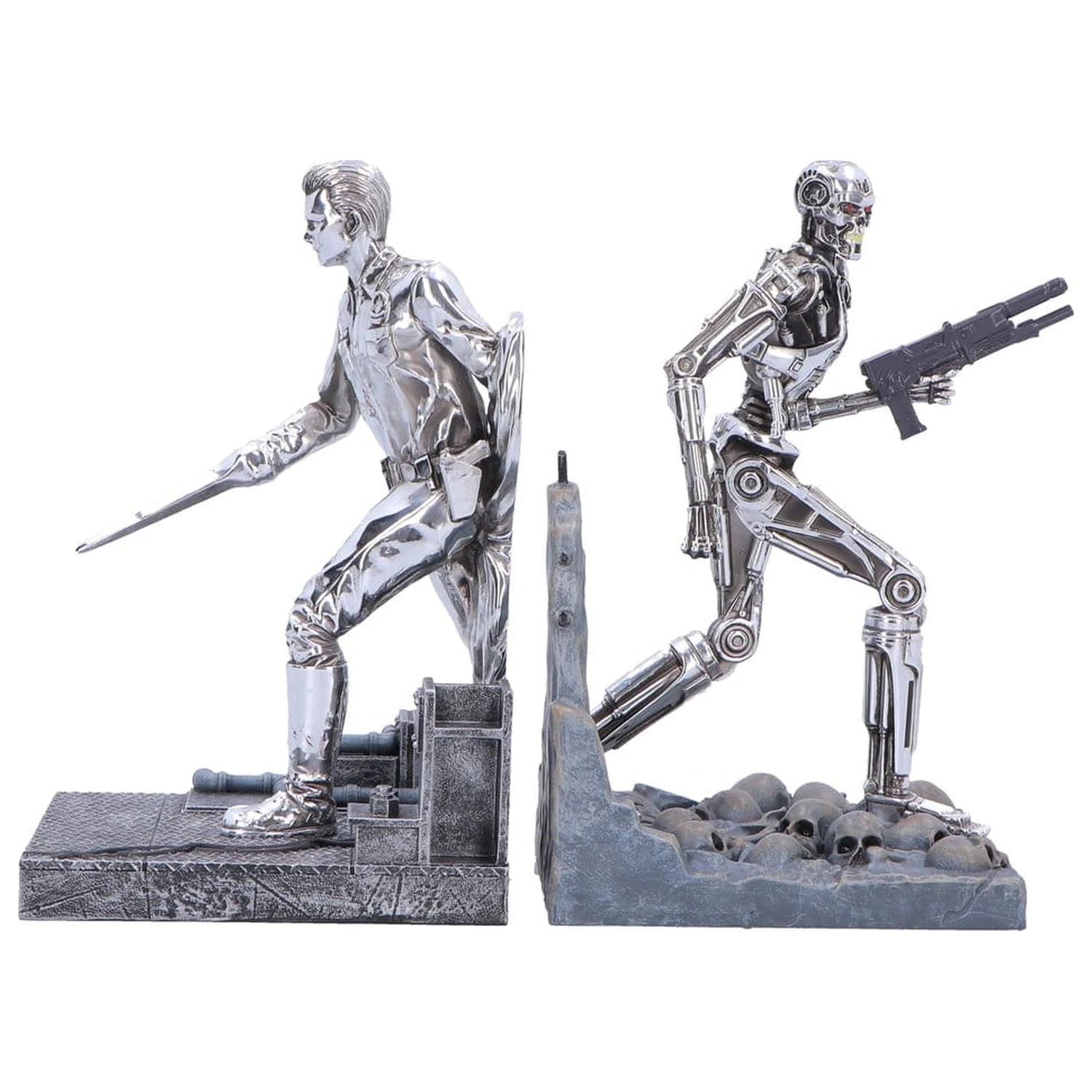 Terminator 2 Zarážky na knihy T-1000 vs T-800 19 cm fotografii produktu