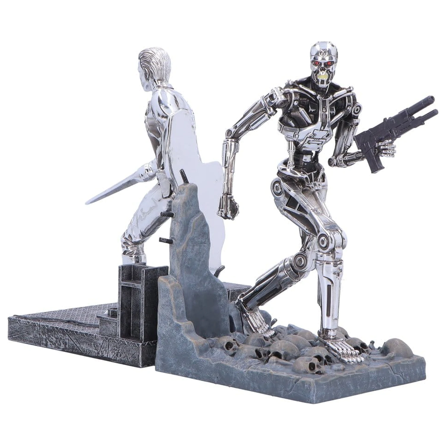 Terminator 2 Zarážky na knihy T-1000 vs T-800 19 cm fotografii produktu