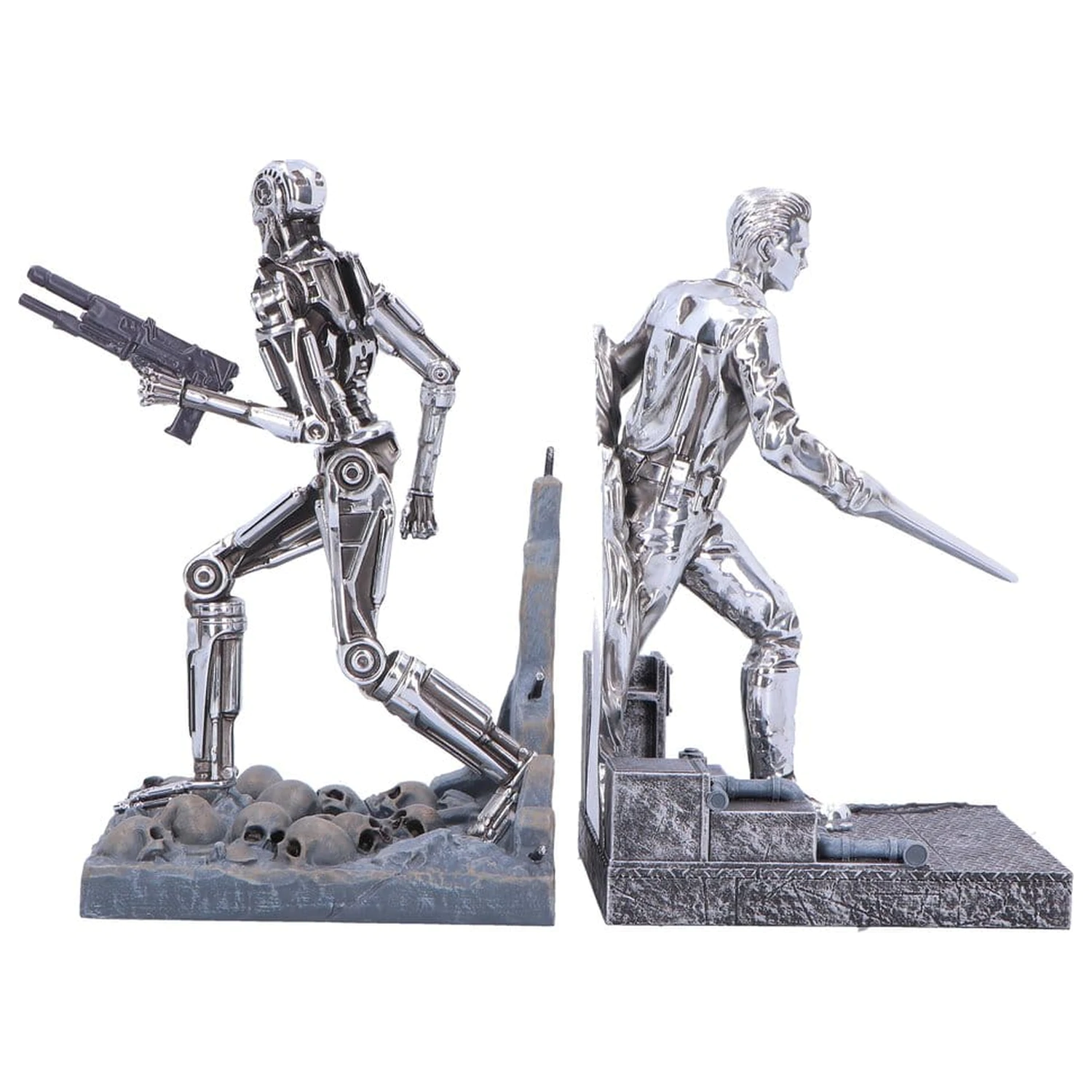 Terminator 2 Zarážky na knihy T-1000 vs T-800 19 cm fotografii produktu