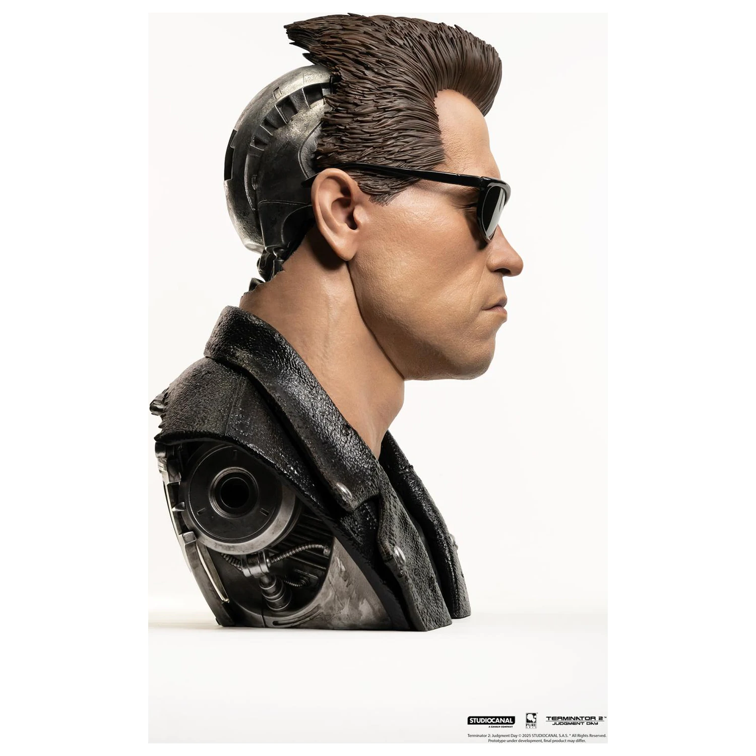 Terminator 2 T-800 Model 101 Scale Art Maska 1/1 47 cm fotografii produktu