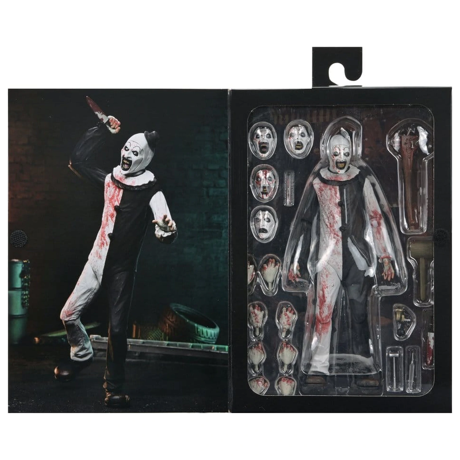 Terrifier 2 Ultimate Akční figurka Art the Clown (Blood Splattered) 18 cm fotografii produktu