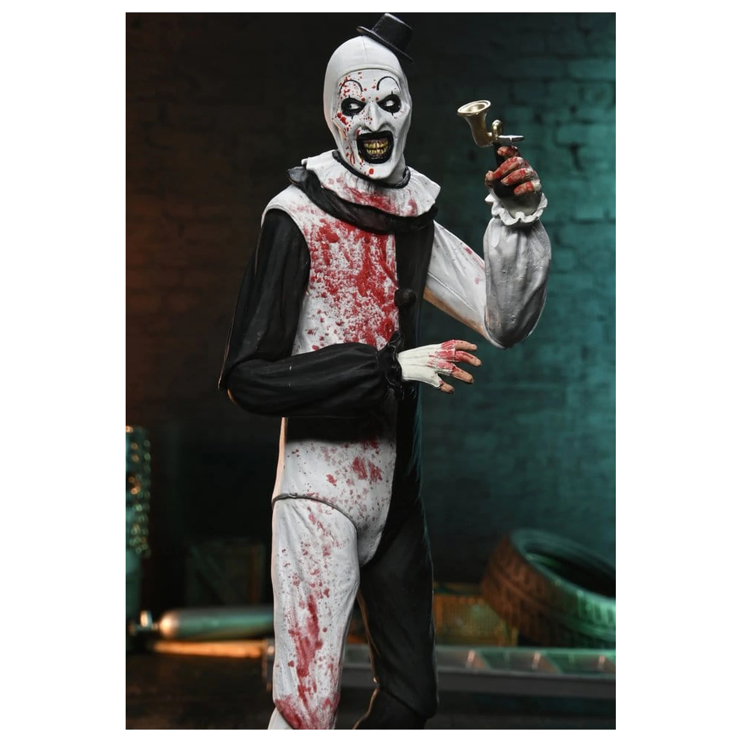 Terrifier 2 Ultimate Akční figurka Art the Clown (Blood Splattered) 18 cm fotografii produktu