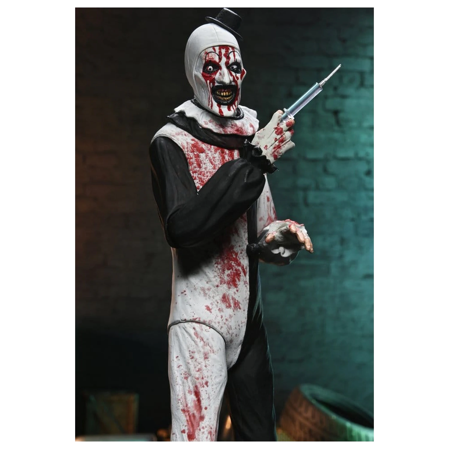 Terrifier 2 Ultimate Akční figurka Art the Clown (Blood Splattered) 18 cm fotografii produktu