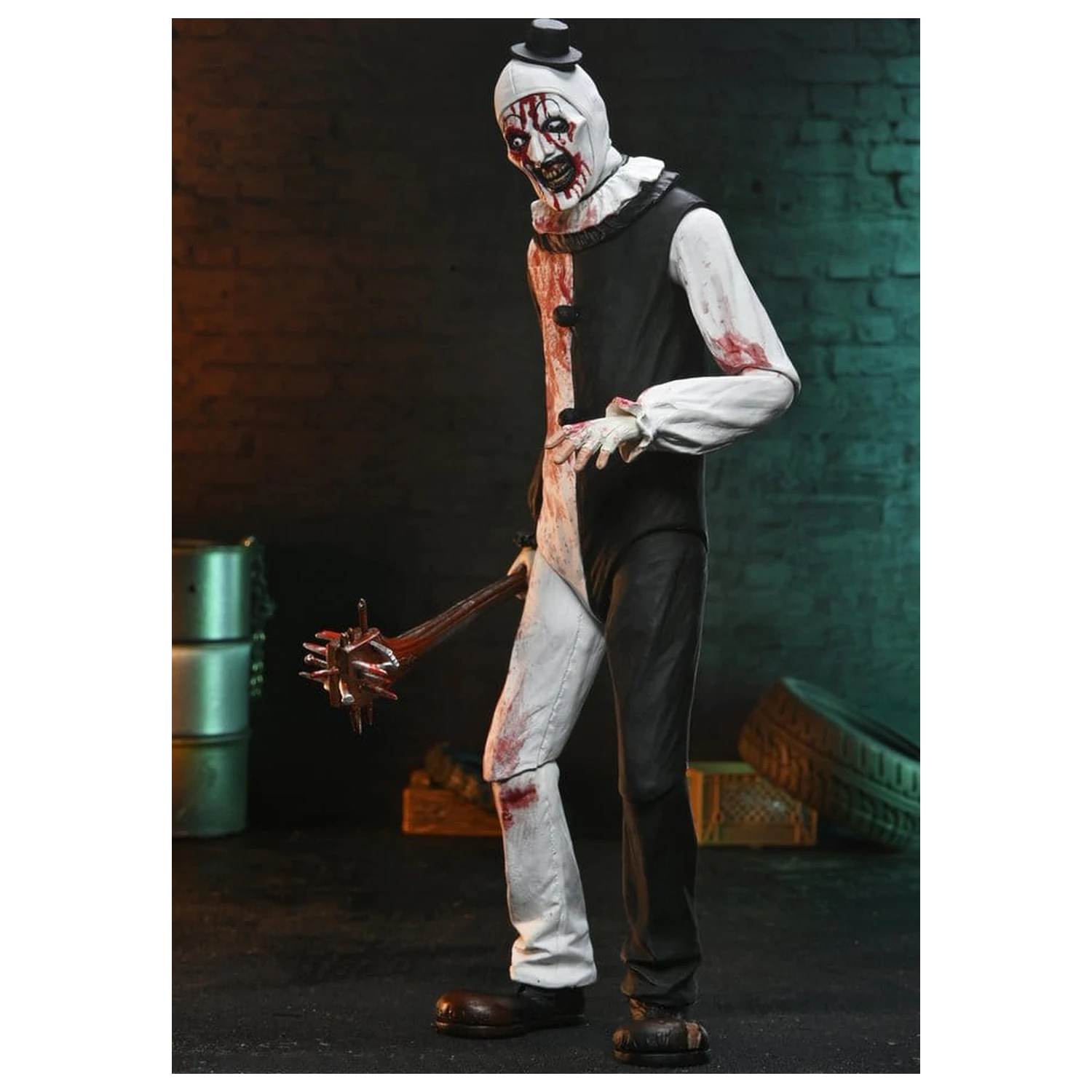Terrifier 2 Ultimate Akční figurka Art the Clown (Blood Splattered) 18 cm fotografii produktu
